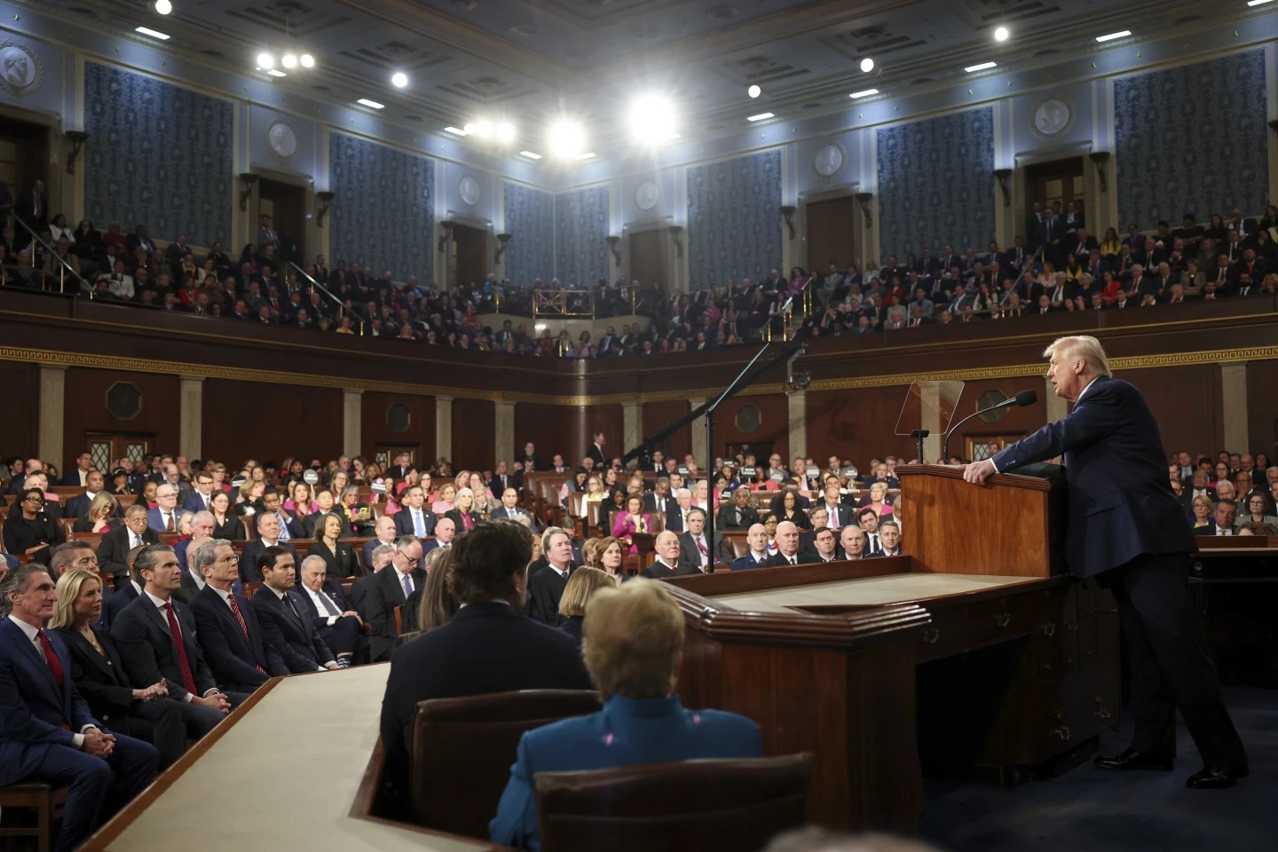 Las mentiras de Trump en su discurso ante el Congreso