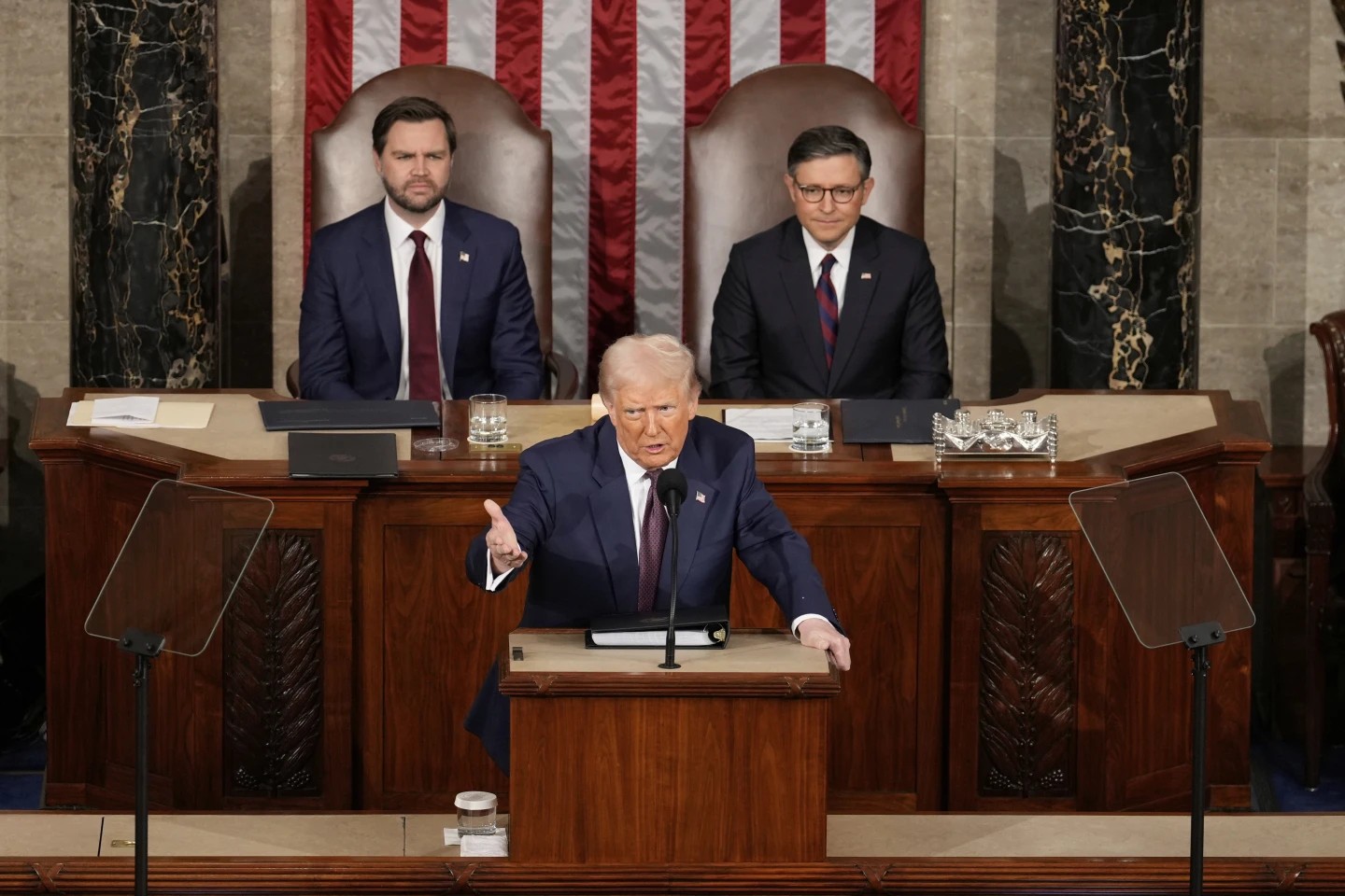 Las mentiras de Trump en su discurso ante el Congreso