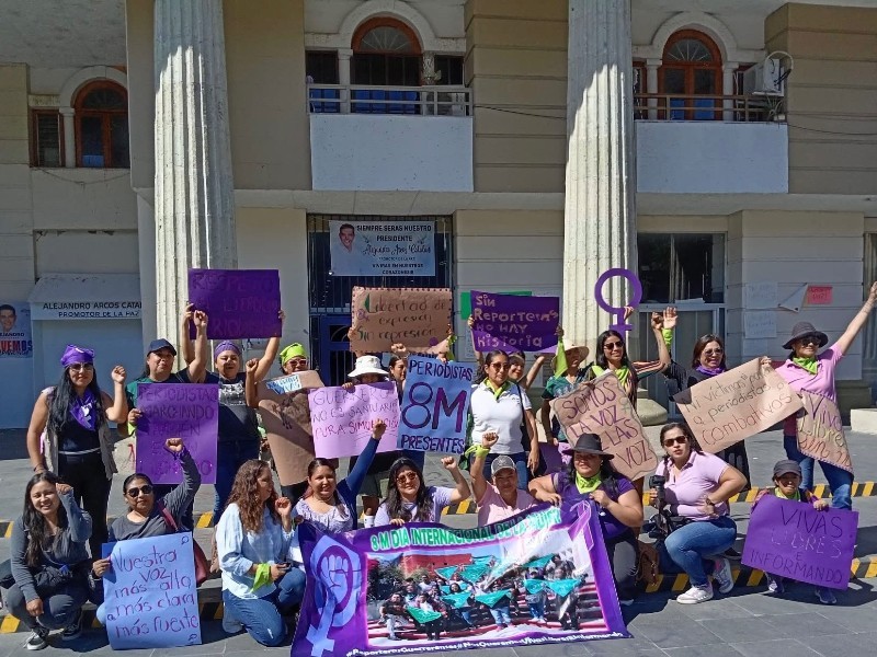 Reporteras de Guerrero exigen respeto para su labor