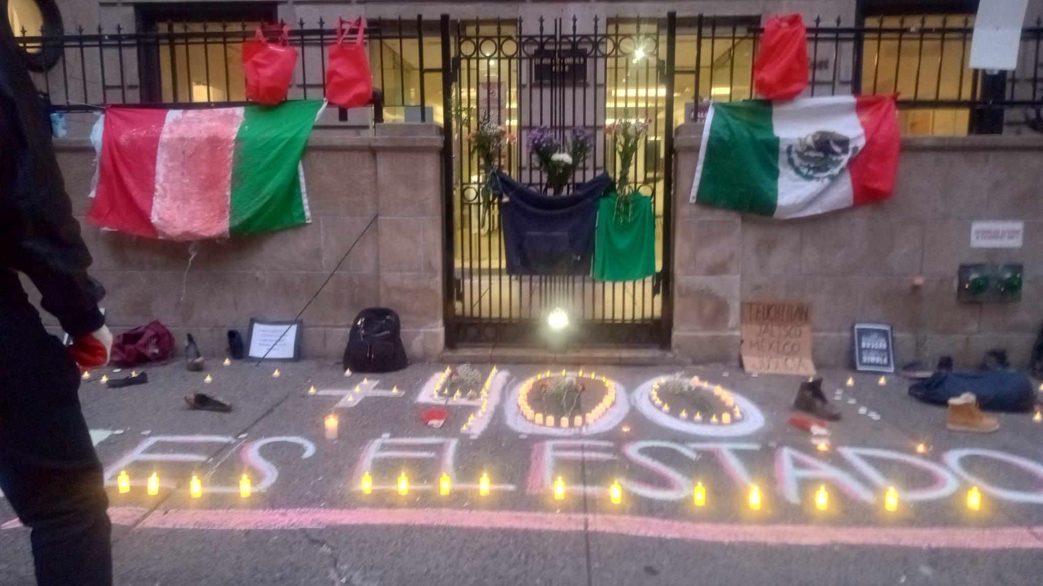 Protestas en Nueva York exigen justicia por el caso Teuchitlán