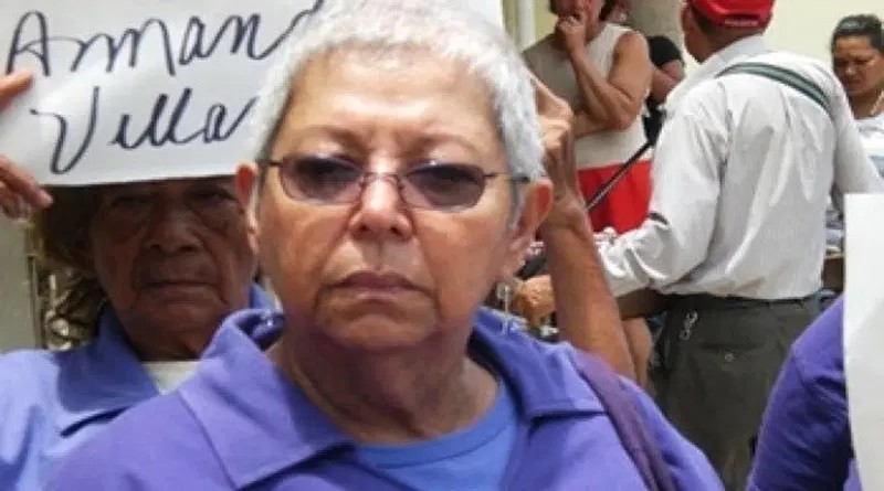 Gladys Lanza Ochoa, destacada activista.