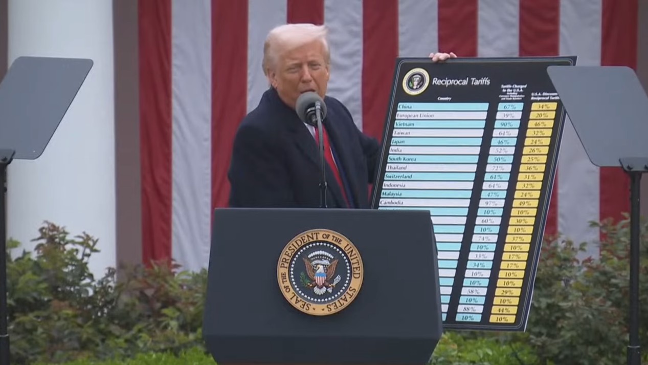 Trump fija distintos “aranceles recíprocos” a diferentes países