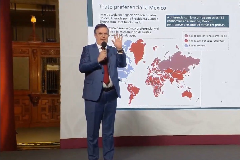 Captura de pantalla de la transmisión del 3 de abril de 2025.