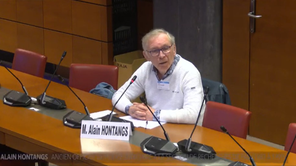 El gendarme jubilado Alain Hongtangs, abril de 2025.