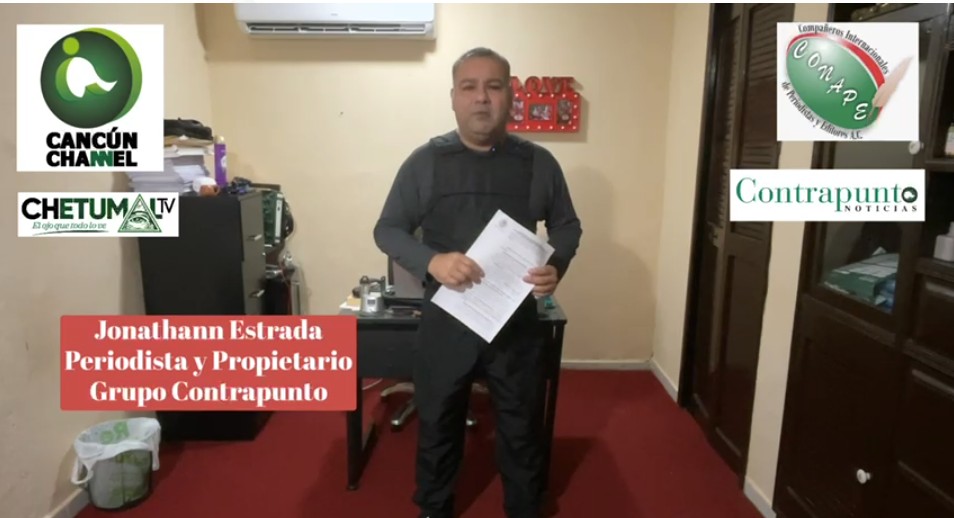 Juez ordena arresto del periodista Jonathan Estrada en Cancún