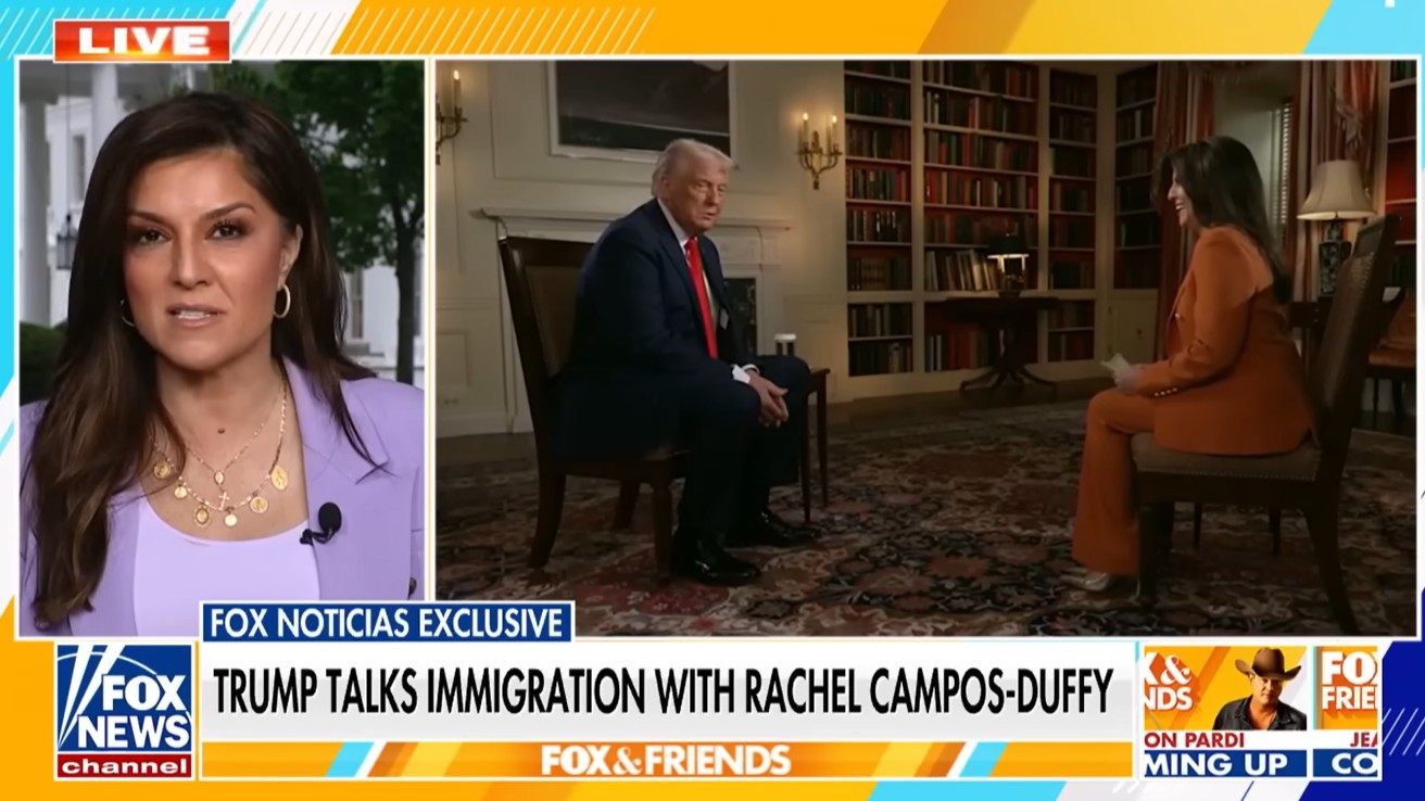 Captura de pantalla de la transmisión de Fox News. Captura de pantalla de la transmisión de Fox News.