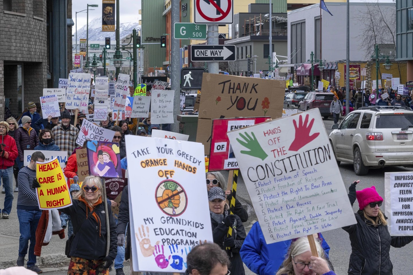 Protestas en todo Estados Unidos contra la administración Trump