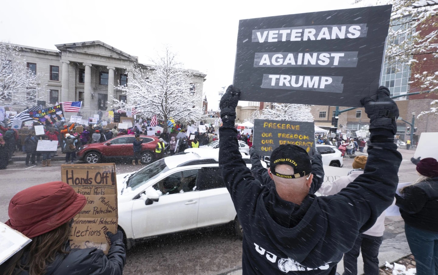 Protestas en todo Estados Unidos contra la administración Trump