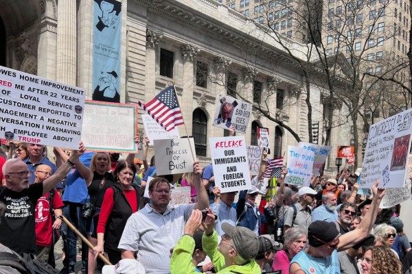 Protestas en todo Estados Unidos contra la administración Trump