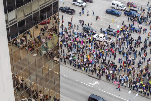Protestas en todo Estados Unidos contra la administración Trump