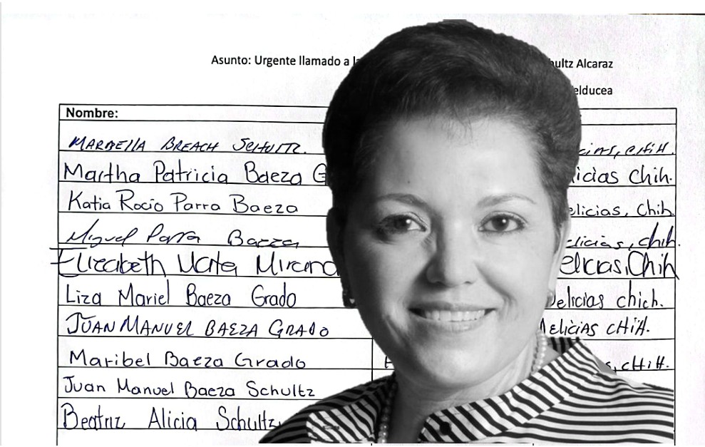 Familiares de Miroslava Breach y más de 1500 firmas en apoyo a Schultz