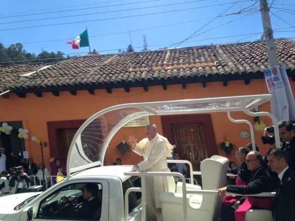 La histórica visita del papa Francisco a Chiapas