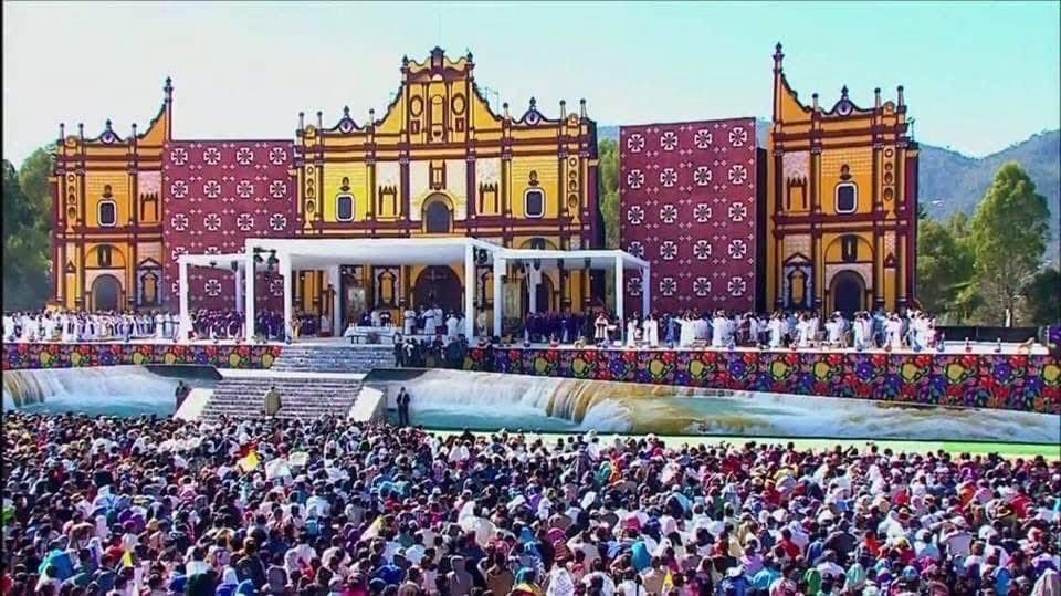 La histórica visita del papa Francisco a Chiapas