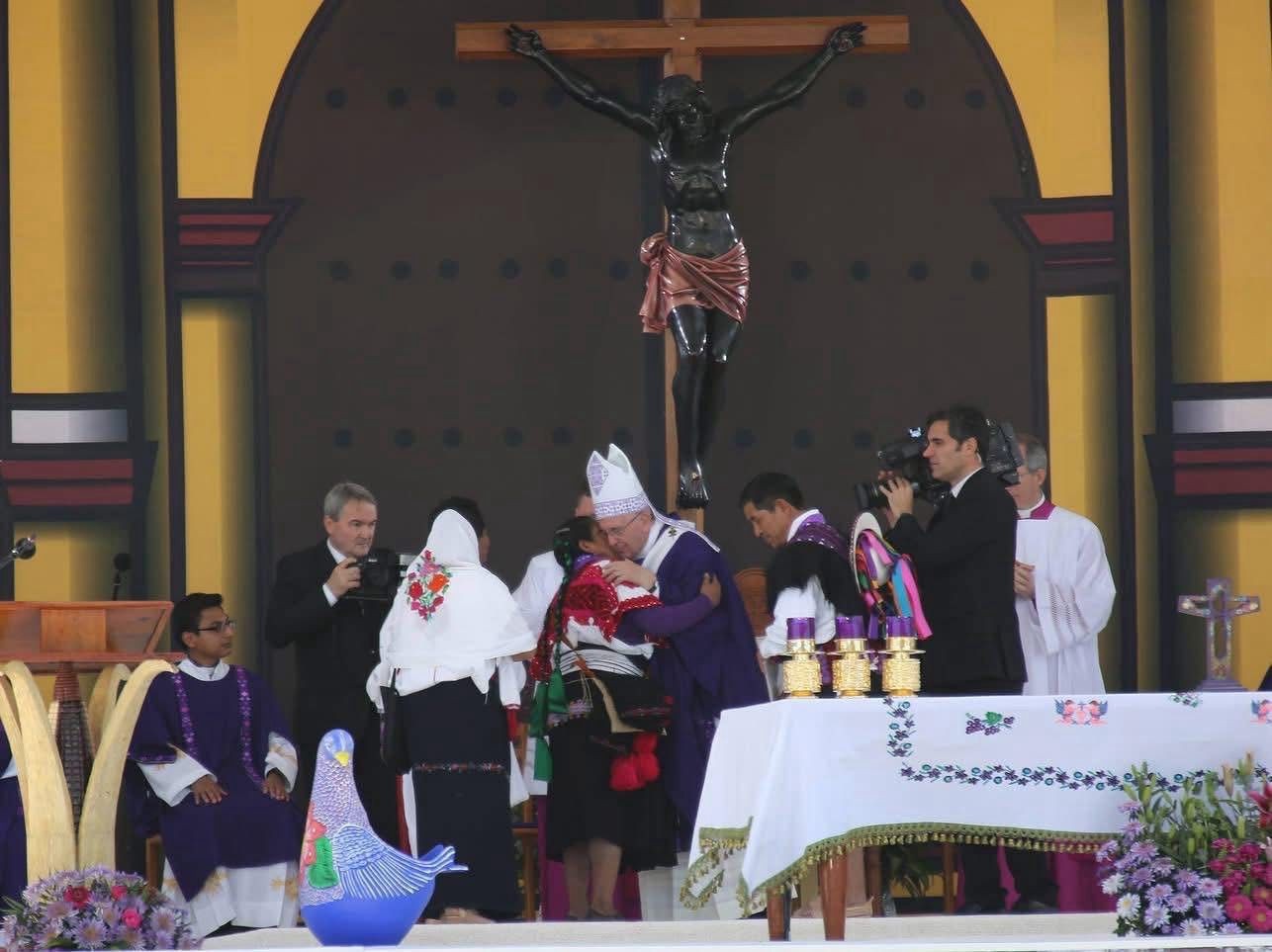 La histórica visita del papa Francisco a Chiapas