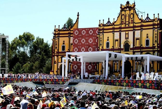 La histórica visita del papa Francisco a Chiapas