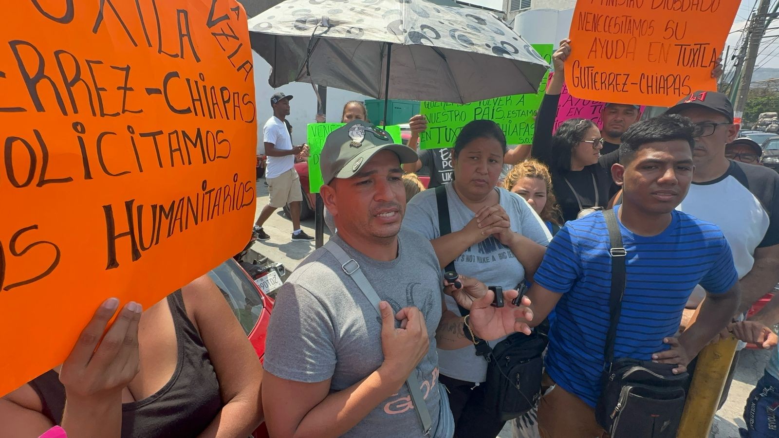 “Queremos volver a casa“: migrantes venezolanos en Chiapas