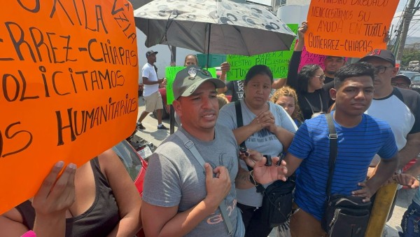 “Queremos volver a casa“: migrantes venezolanos en Chiapas