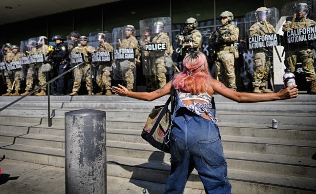 Tropas en casa: despliegue de marines en protestas de Los Ángeles