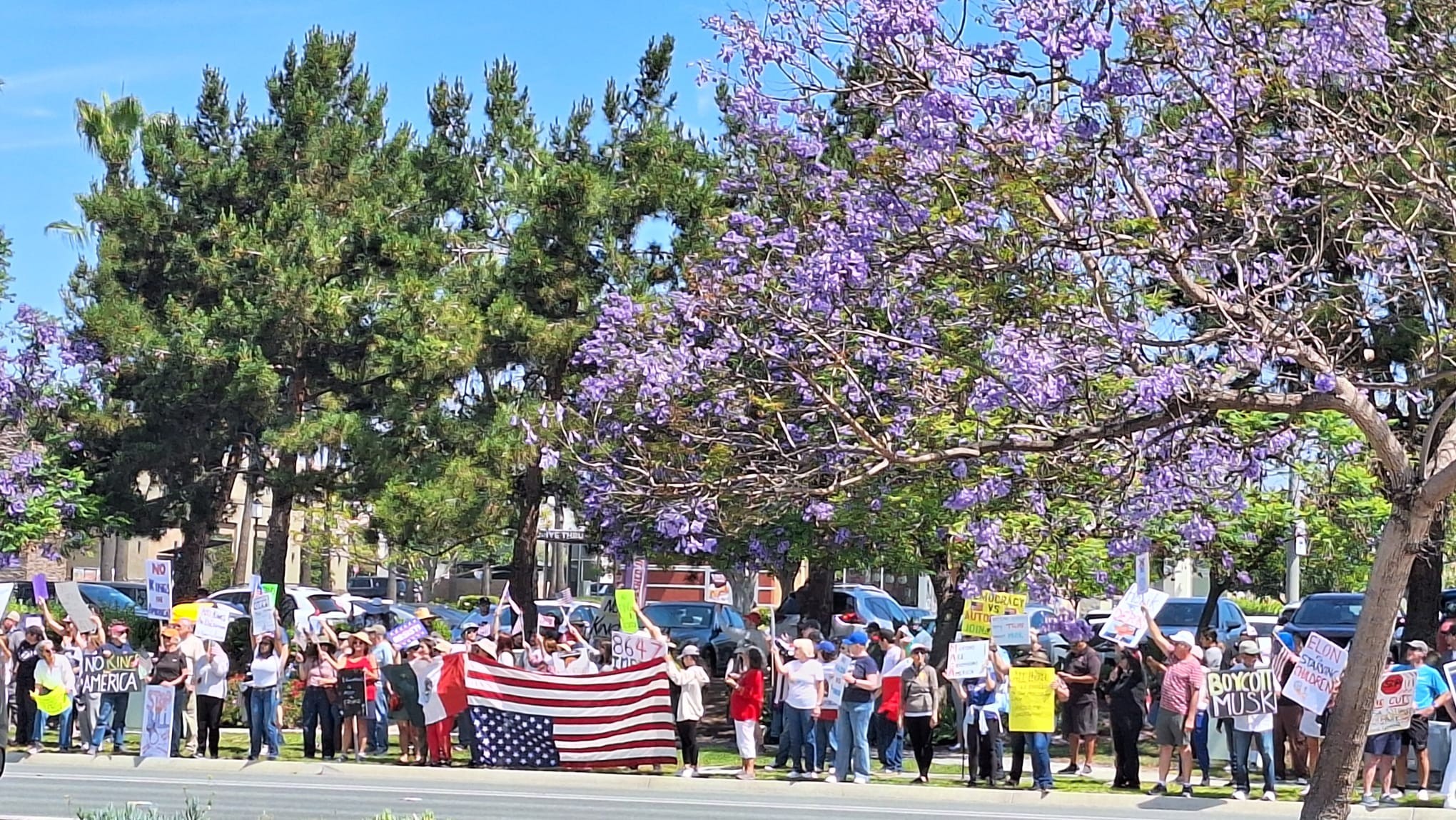 Protesta “No Kings“ moviliza a más de 60,000 personas en San Diego