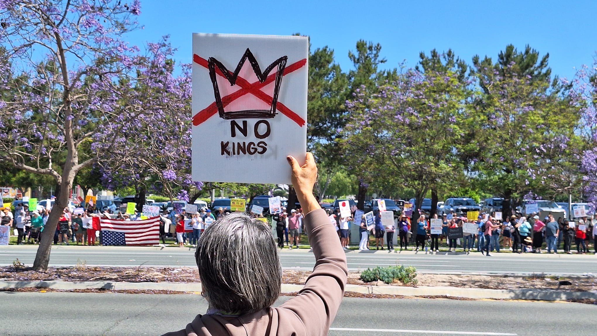 Protesta “No Kings“ moviliza a más de 60,000 personas en San Diego