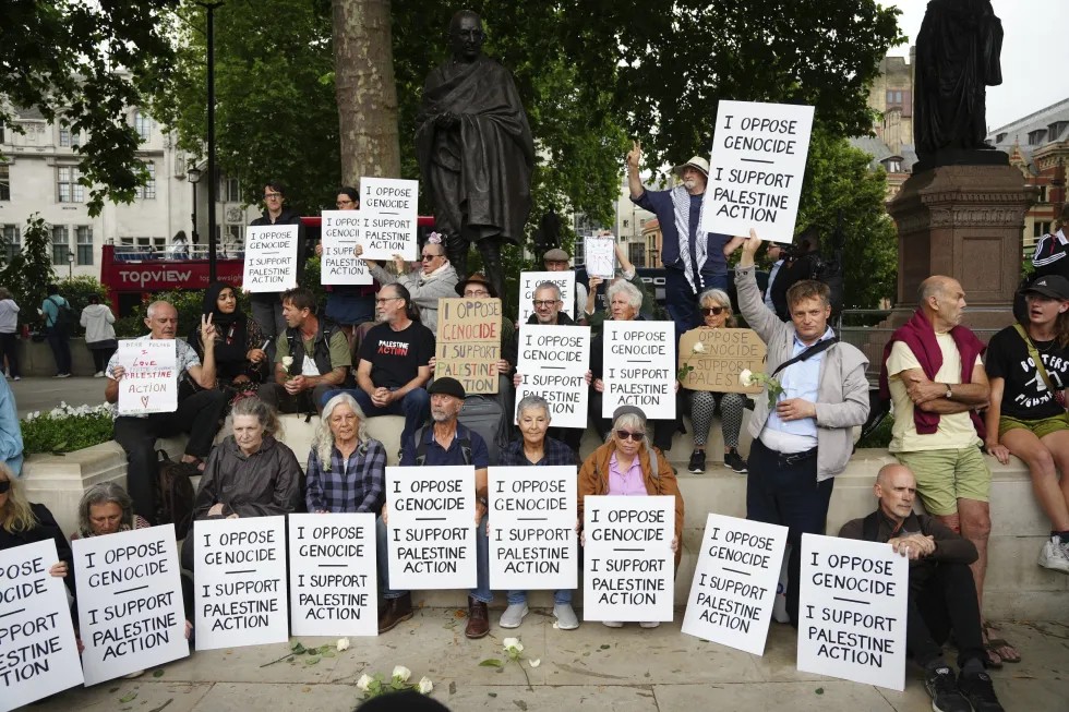 Más de 70 personas arrestadas en Reino Unido por apoyar a Palestine Action