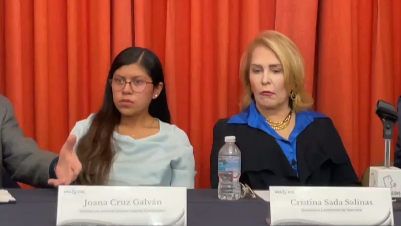 Joana, sobreviviente de abuso en Atlacomulco y Sada, fundadora y dirigente de Spes Viva.