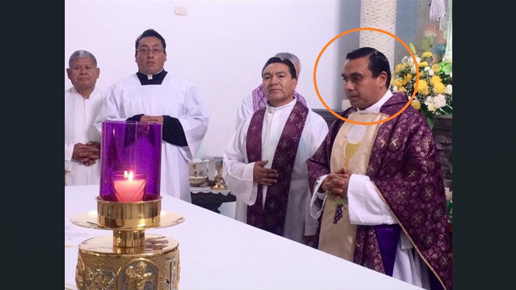Destacado, Mario Valencia Plata, sacerdote de la diócesis de Atlacomulco, Estado de México.