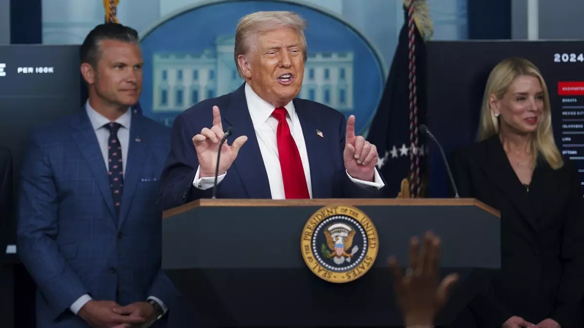 Los falsos datos de Trump para militarizar Washington