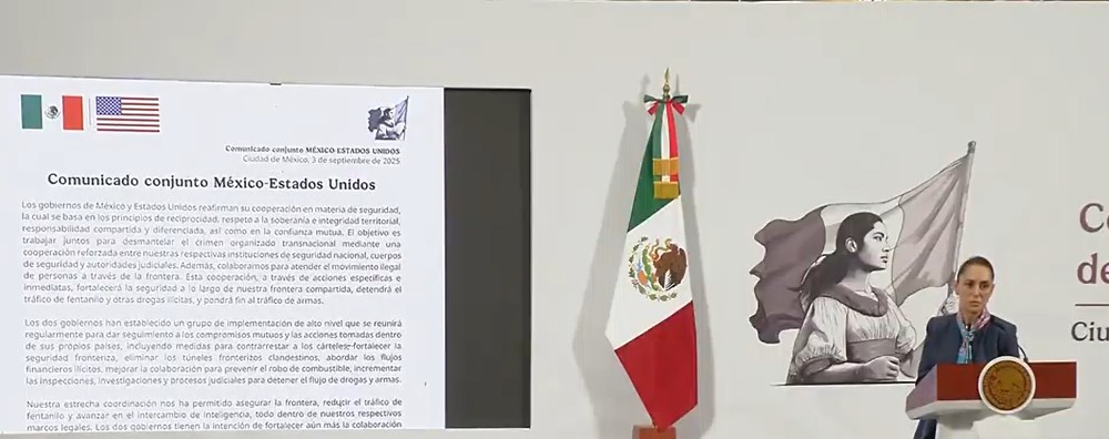 Captura de pantalla de la transmisión del 4 de septiembre de 2025.