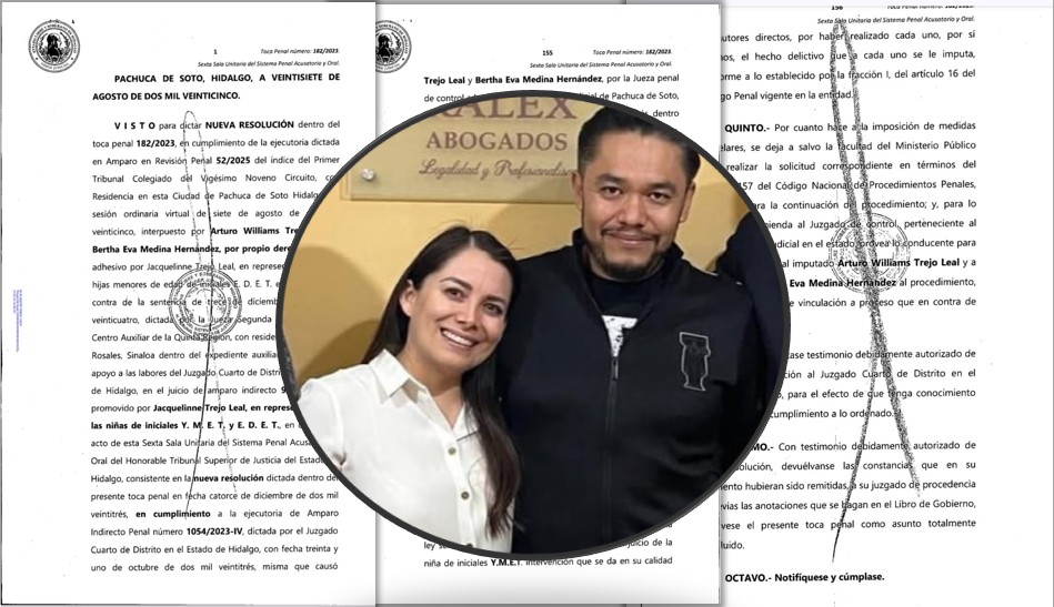 Magistrado vincula a proceso a Willy Trejo y esposa por abuso sexual