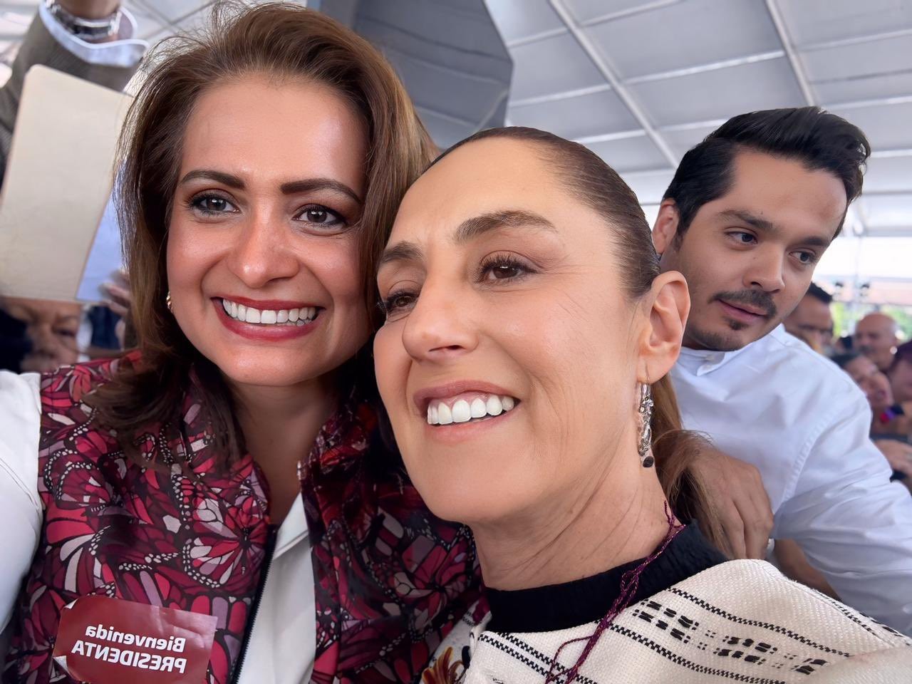 Sheinbaum en Guanajuato con reclamos ciudadanos por caos en Bienestar