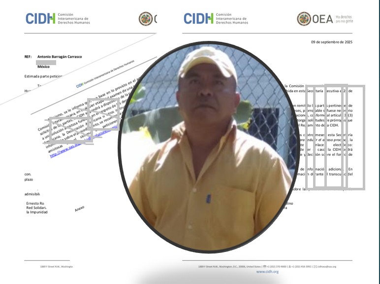 Admisible ante CIDH, caso de Antonio Barragán, víctima de tortura
