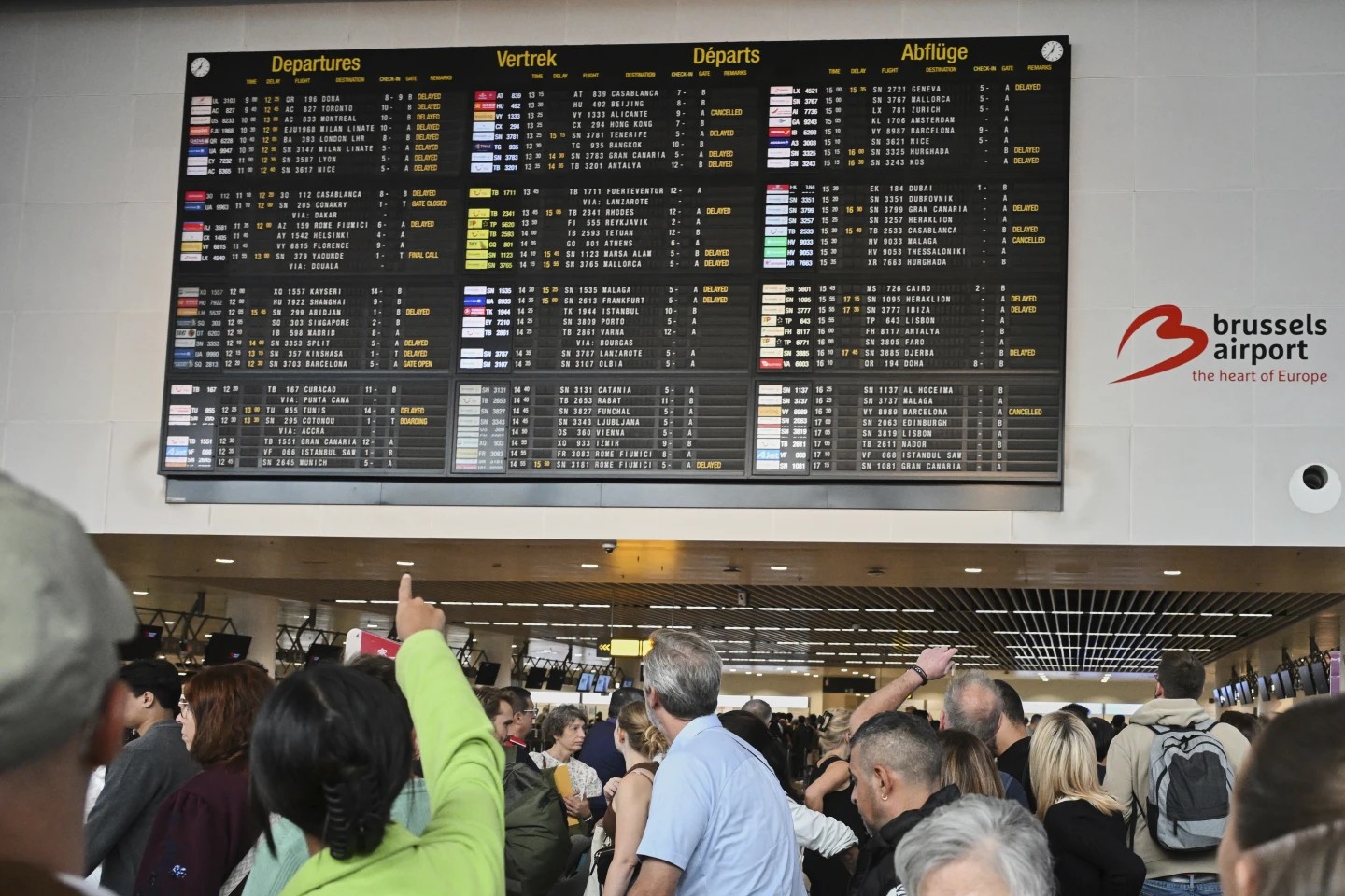 A cyberattack disrupts check-in systems at major European airports