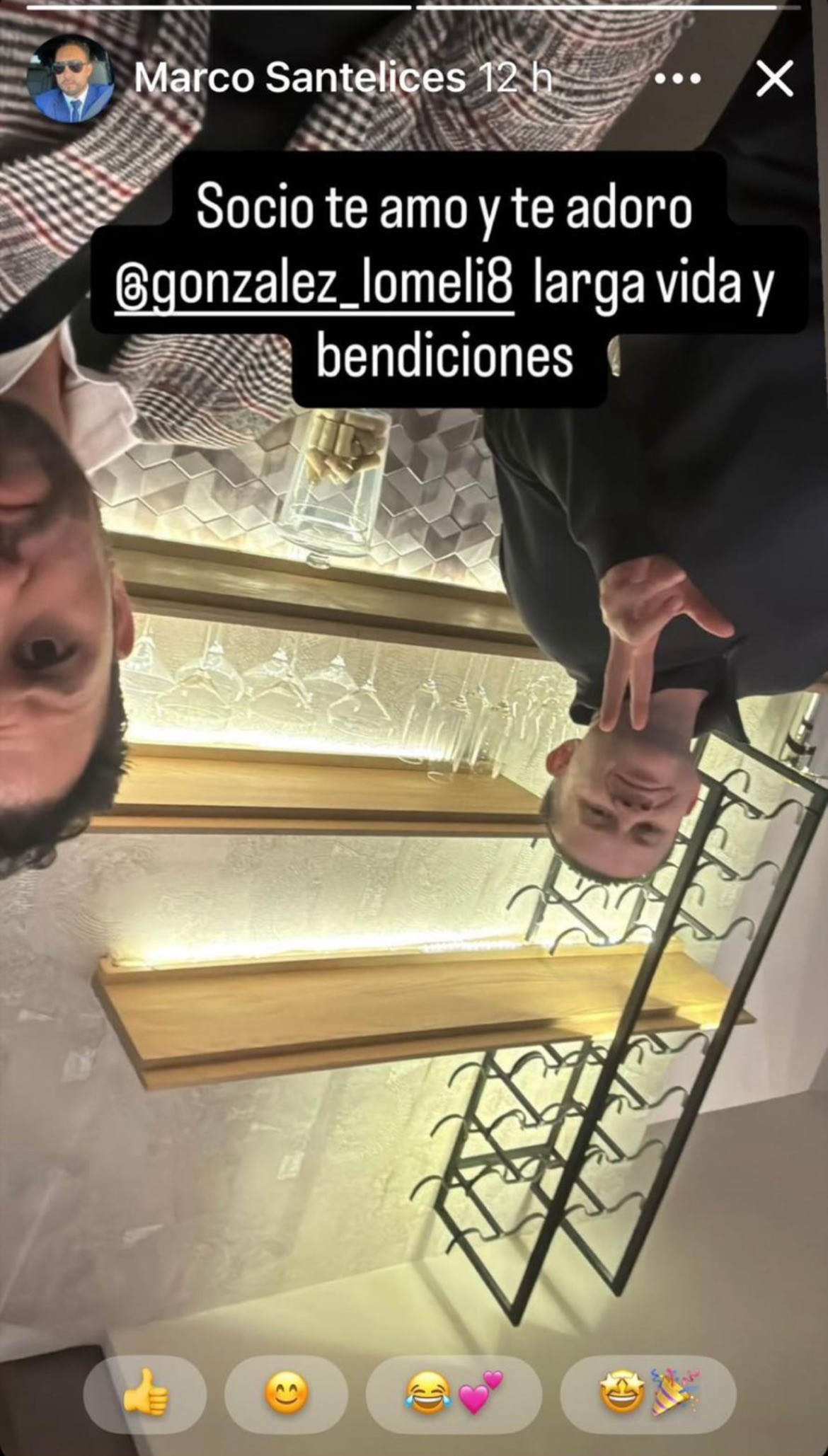 Imagen original de Instagram de Santelices y González.