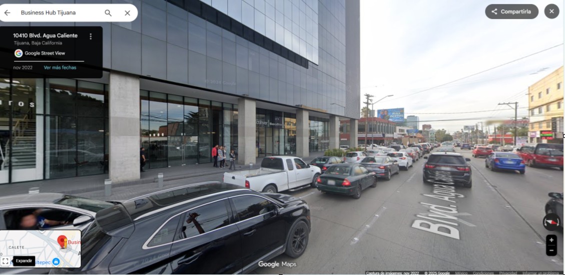Edificio donde tiene una oficina Marco Antonio Moreno Gomez.