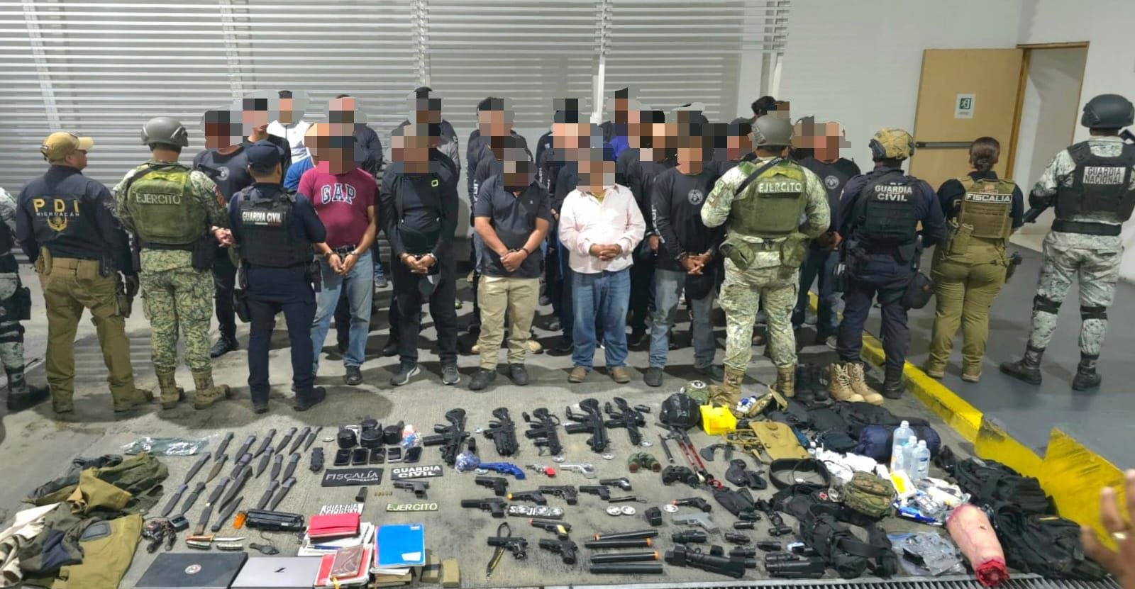 Miembros de la Luz del Mundo arrestados en predio ligado al CJNG