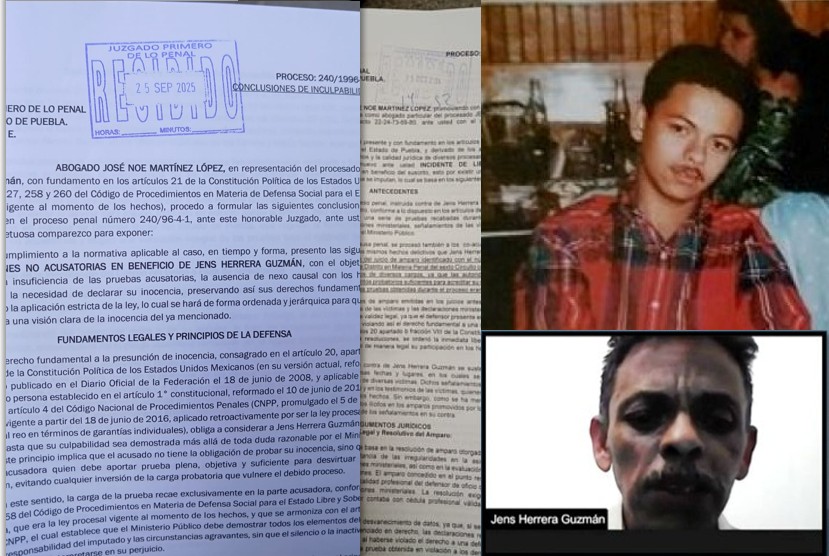 29 años preso sin sentencia: el caso Jens Herrera en Puebla