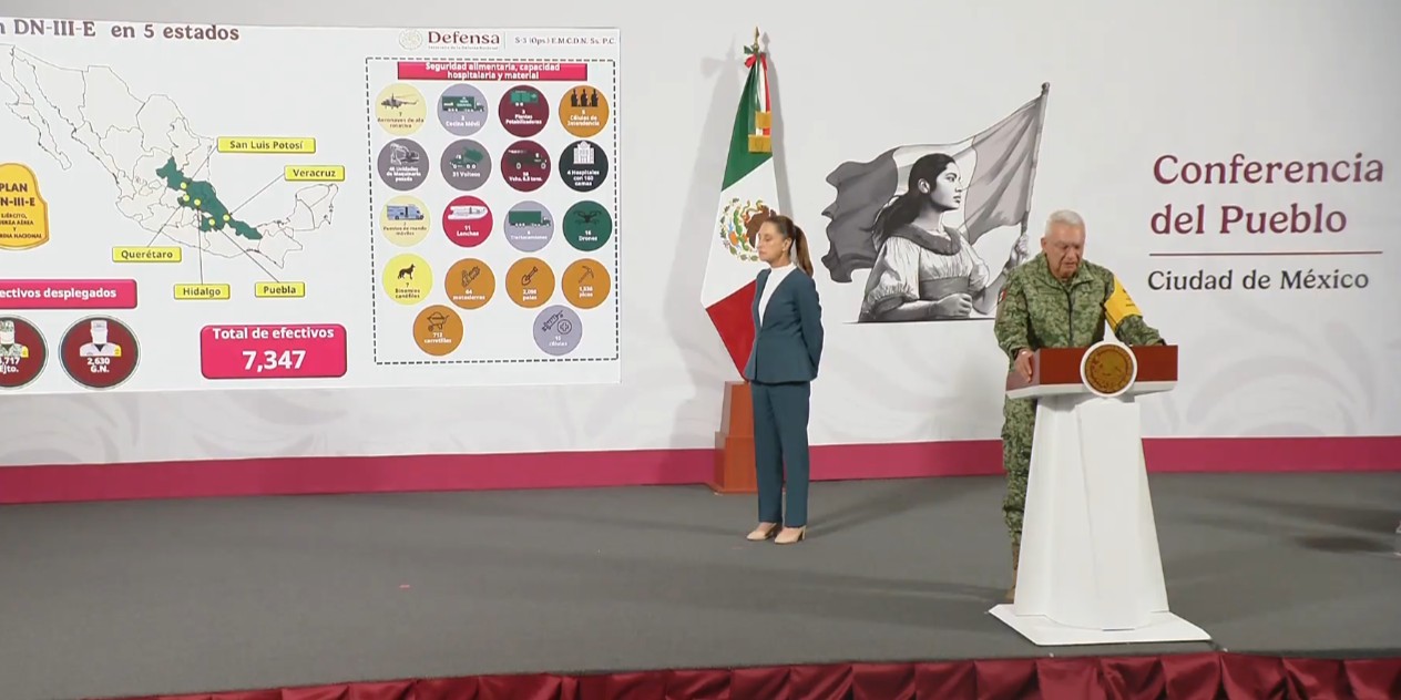 Captura de pantalla de la transmisión del 13 de octubre de 2025.