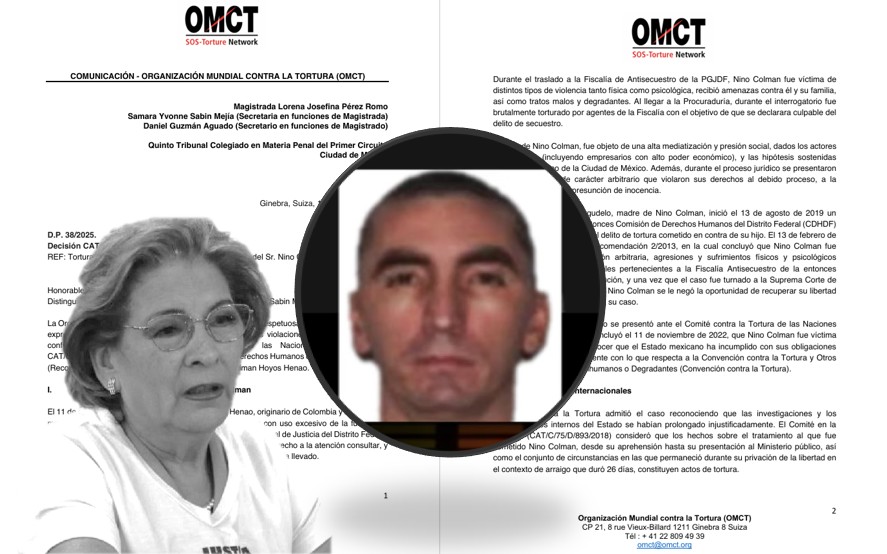 ONU ordena liberar a Nino Colman tras 16 años de tortura e impunidad