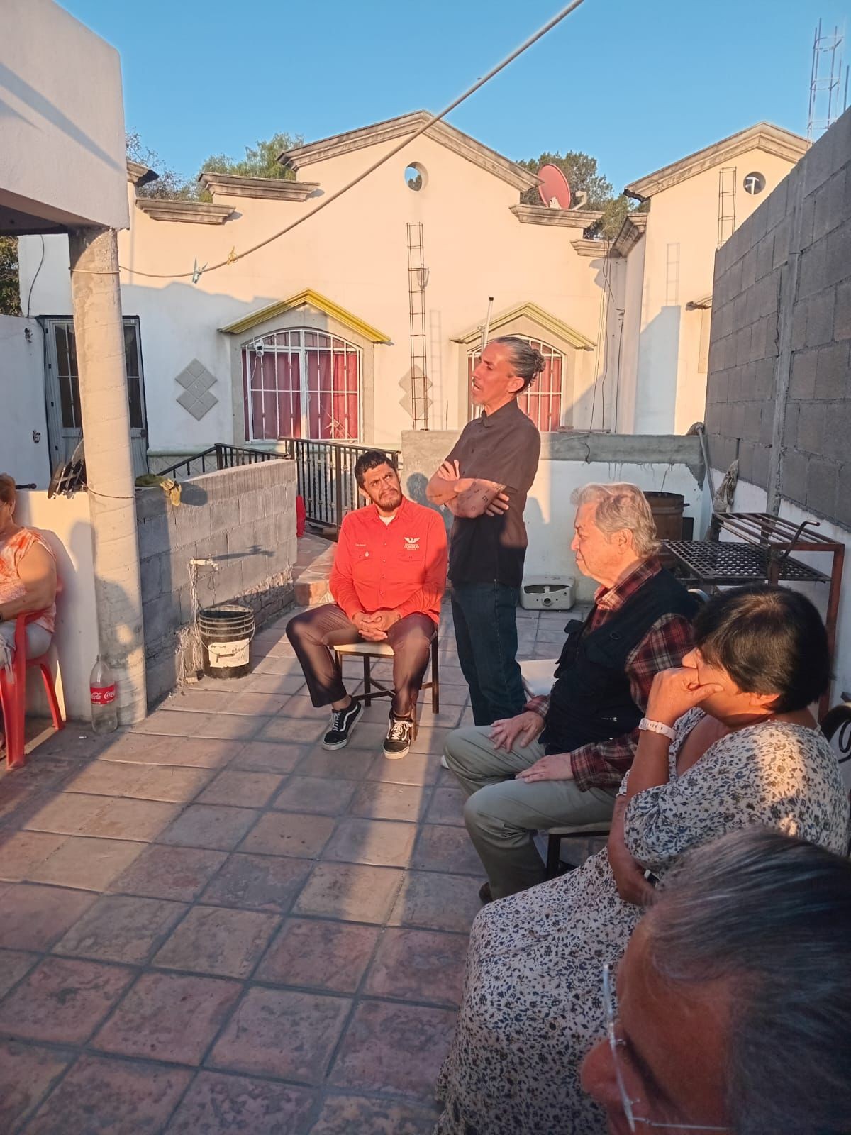 Movimiento Ciudadano con vecinos de la colonia Landín.