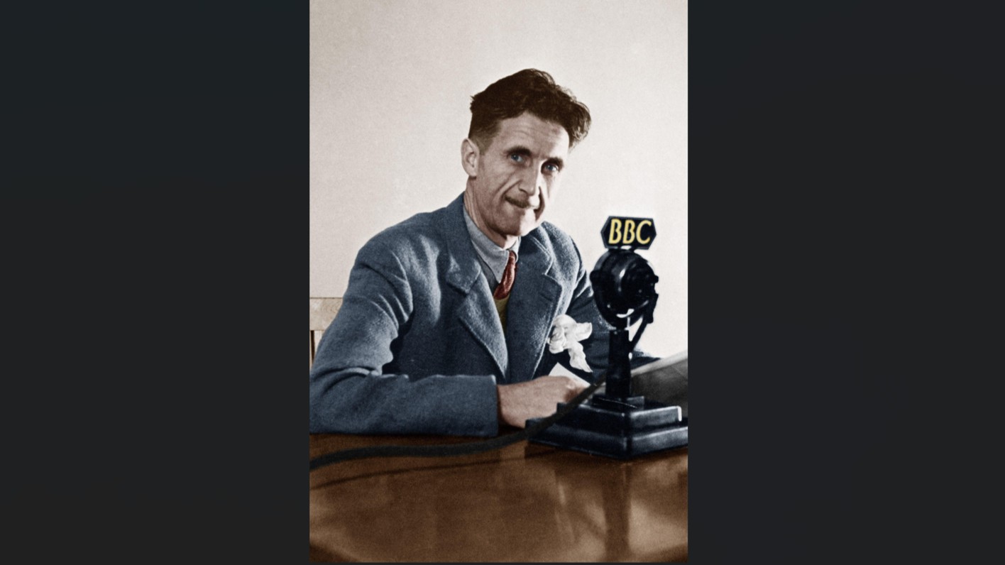 Don Quijote en bicicleta, en recuerdo de Orwell
