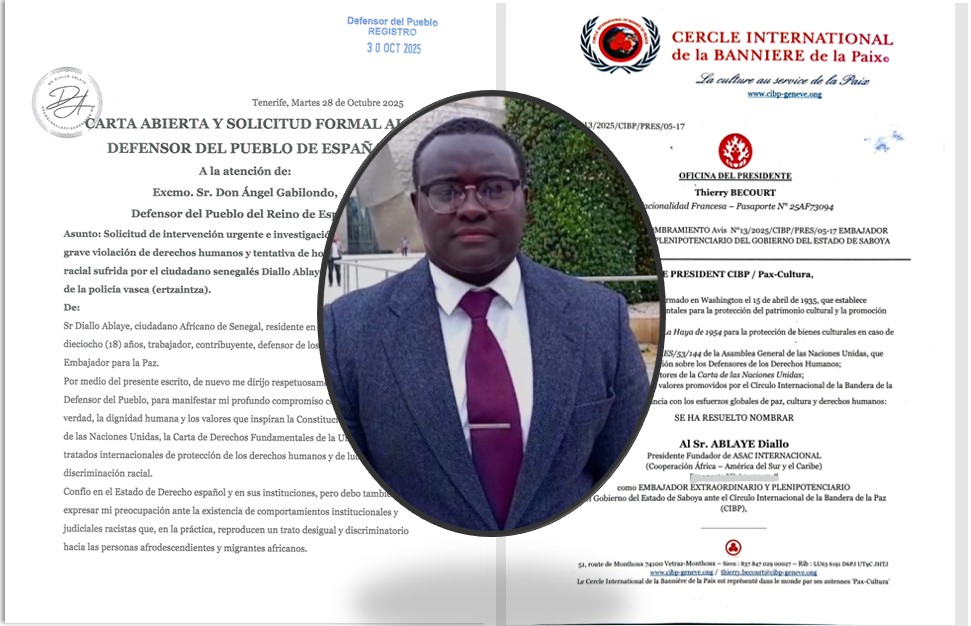 Embajador Diallo Ablaye exige justicia por agresión policial en Bilbao