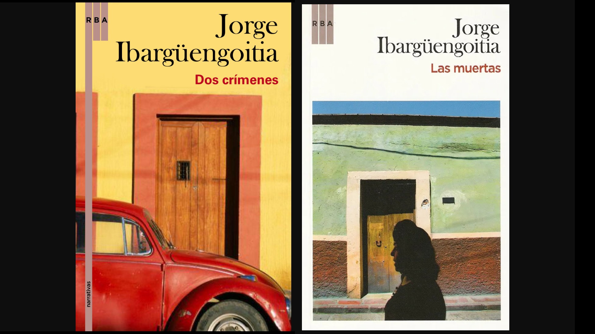 Portadas de algunos de los textos de Ibargüengoitia. 