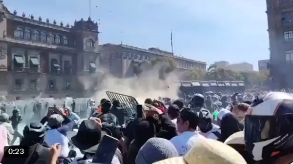 Marcha de la Generación Z se torna violenta por infiltrados