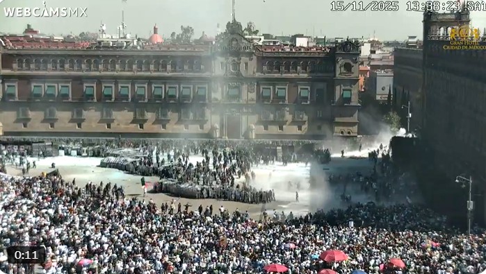 Marcha de la Generación Z se torna violenta por infiltrados