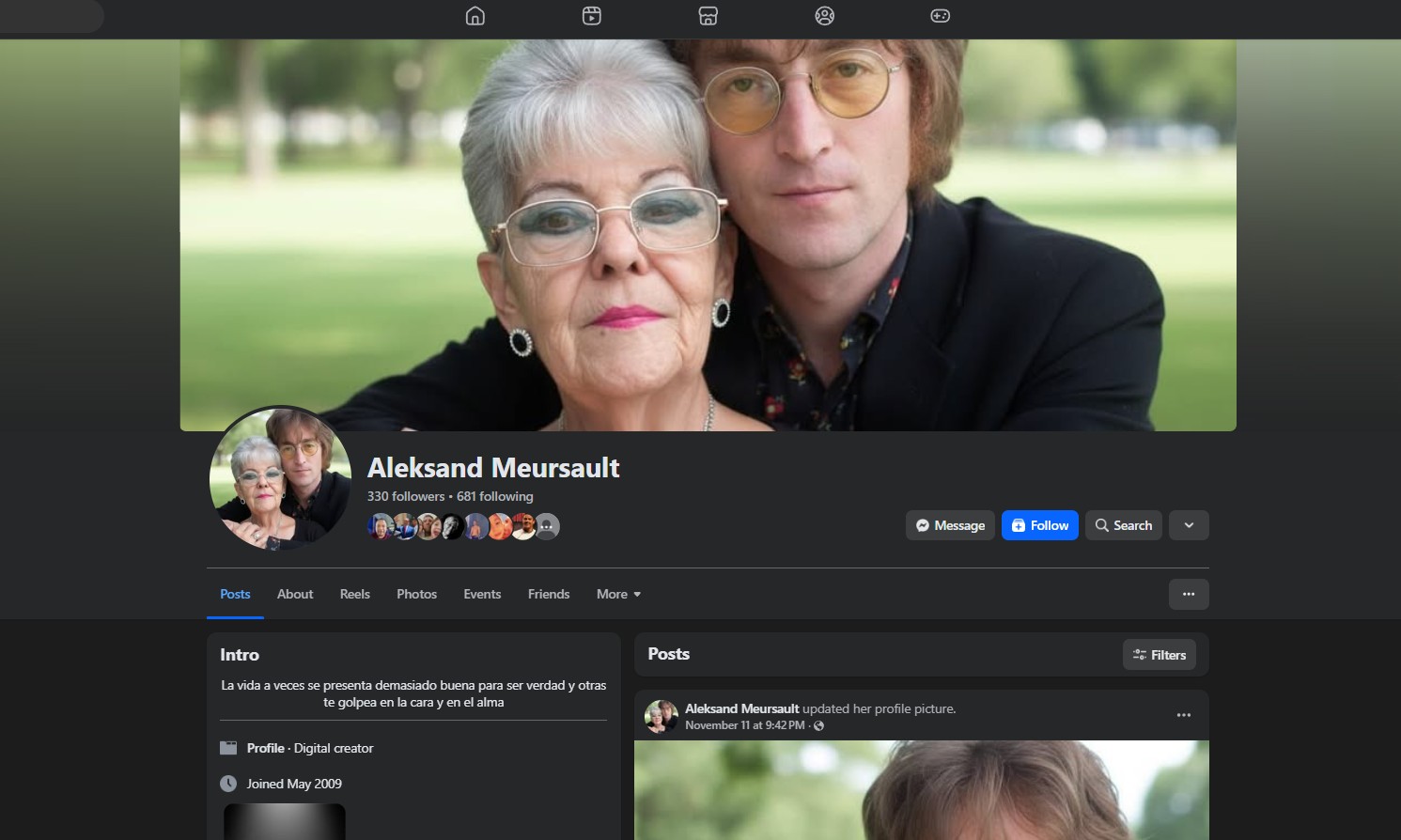 Captura de pantalla de las redes sociales de una cuenta que expresa su apoyo a Andrés Roermer en Facebook. Captura de pantalla de las redes sociales de una cuenta que expresa su apoyo a Andrés Roermer en Facebook.