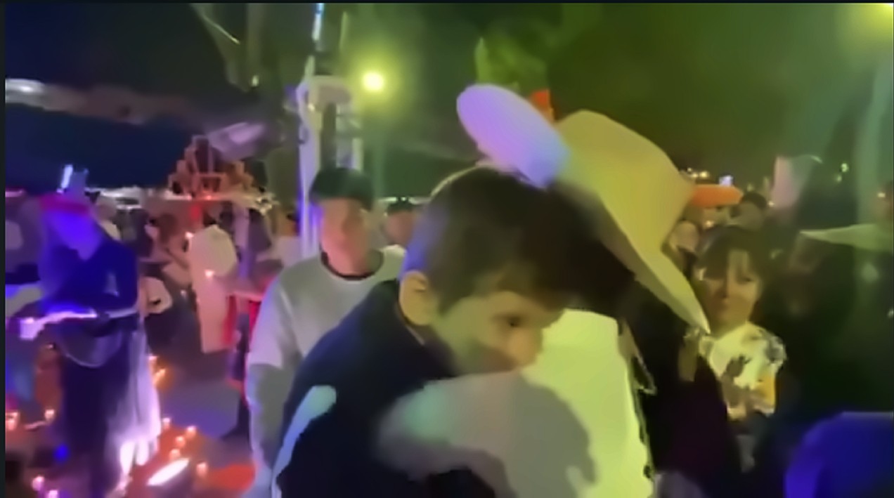 Imagen original del video oficial que circula en las redes.
