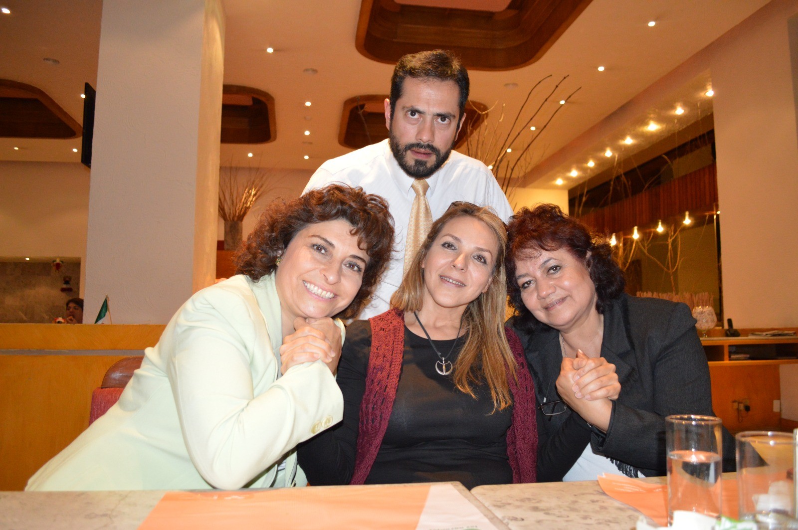 From left to right: Ambar Treviño, journalist Guadalupe Lizárraga, and Enriqueta Cruz, the mother of one of the victims.