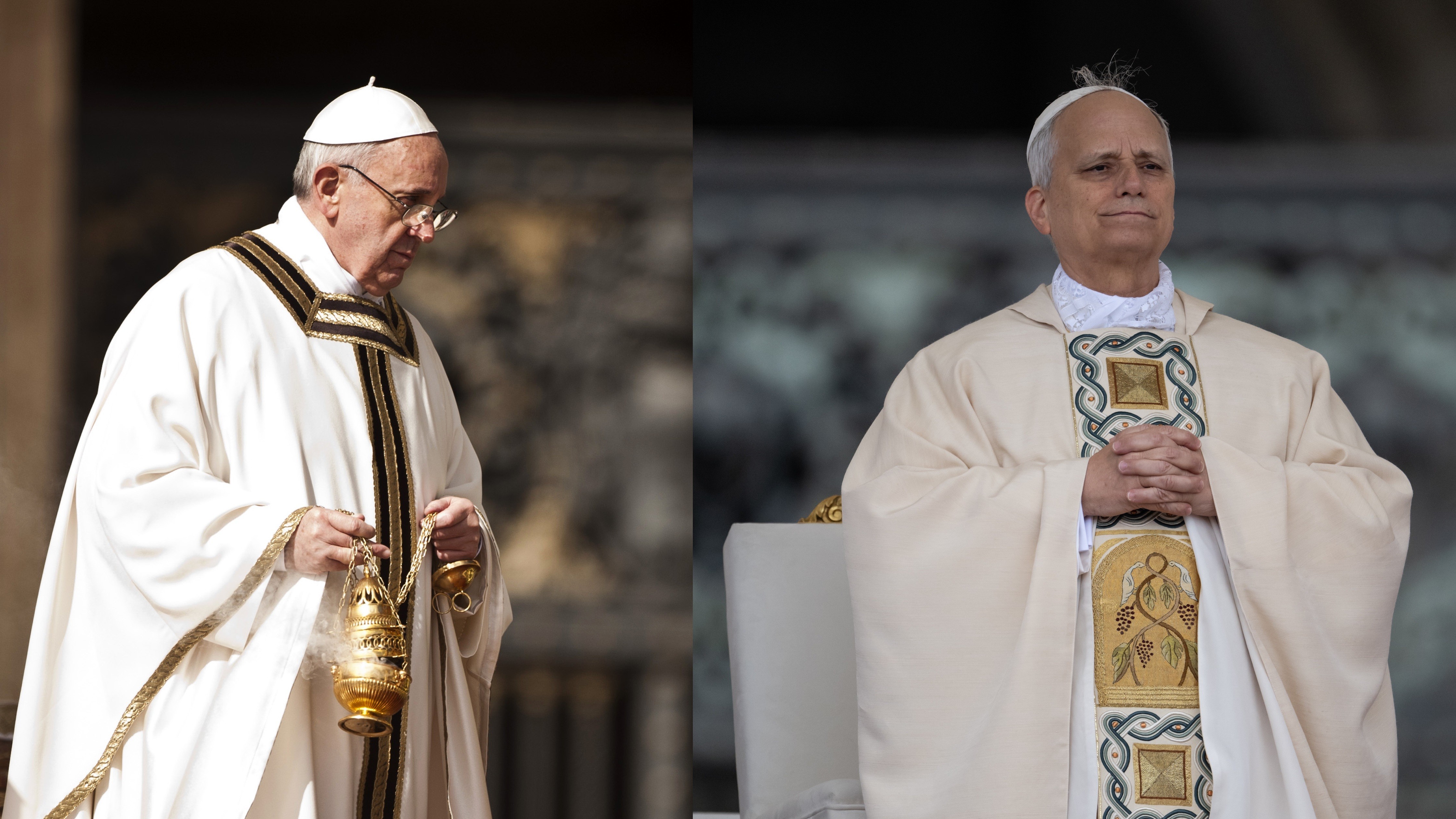 Popes Francis (2013) and Leo XIV (2025). Pictures by Mazur/cbcew.org.uk @ www.flickr.com/photos/catholicism/ Popes Francis (2013) and Leo XIV (2025). Pictures by Mazur/cbcew.org.uk @ www.flickr.com/photos/catholicism/
