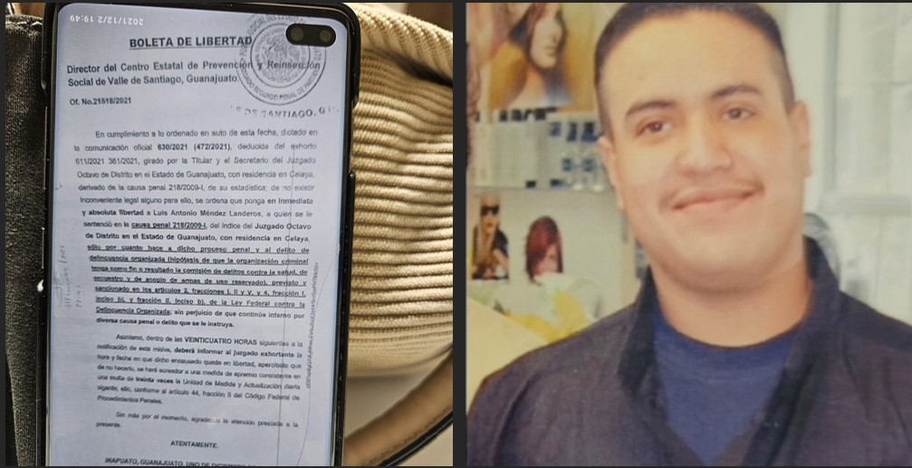 Una orden de libertad ignorada por años: el caso de Luis Méndez Landeros